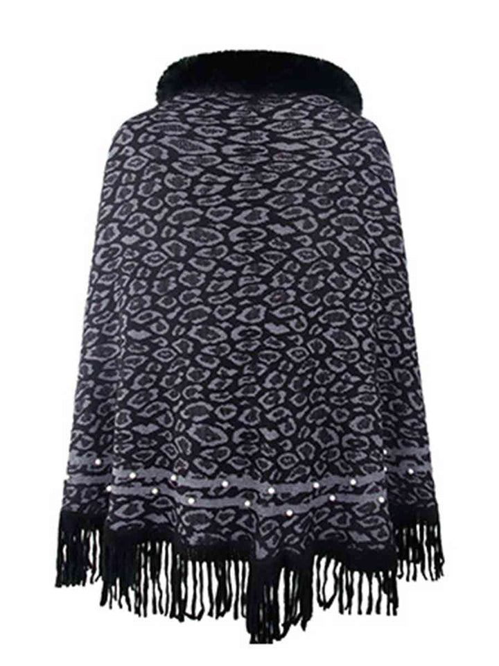 Stilla | Fringed Hem Poncho
