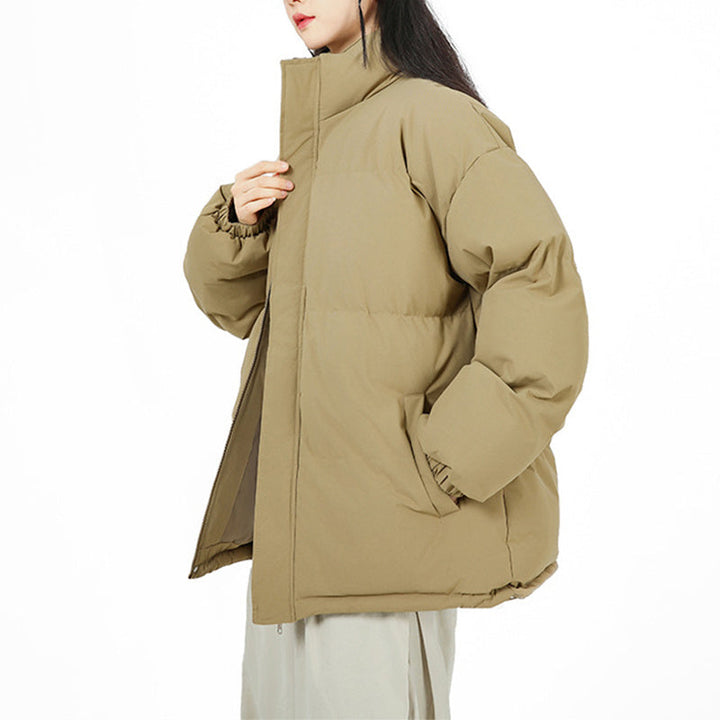 Stilla | Oversized Vinterjakke med Opstående Krave