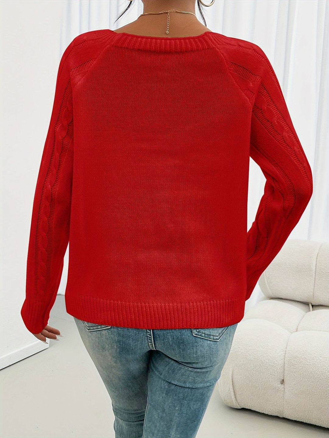 Stilla | Casual Pullover Top med Rundhalsudskæring