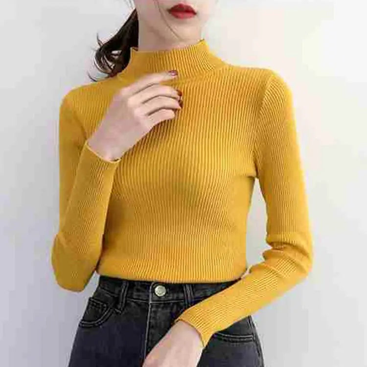 Stilla | Cozy Ribbet Uld Sweater til Kvinder