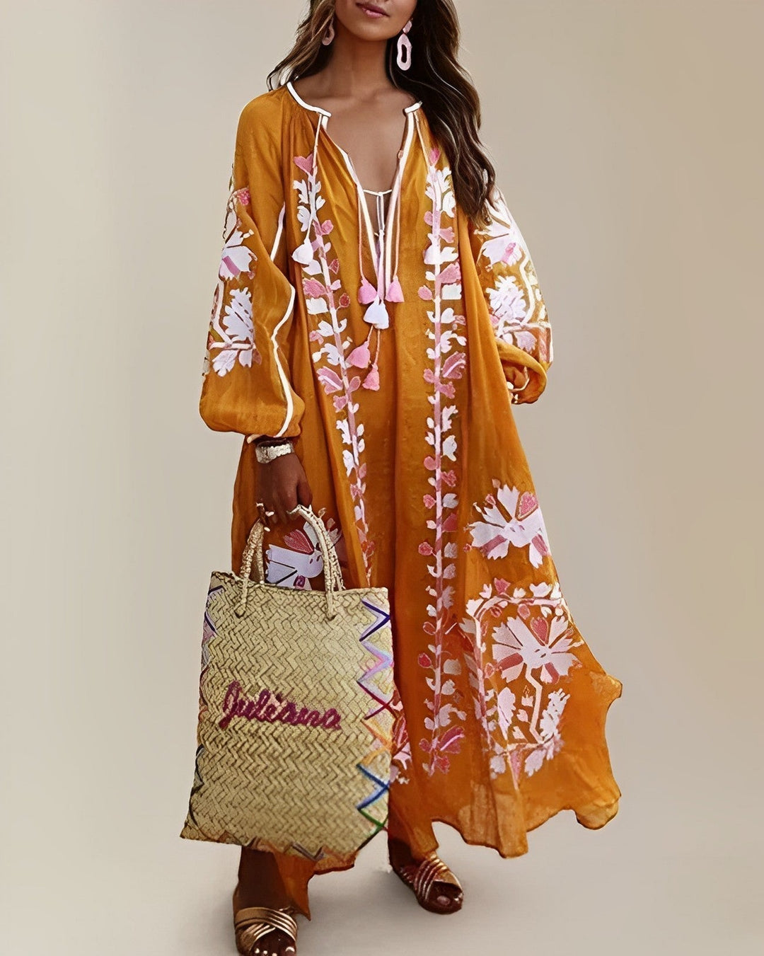 Stilla | Løs Retro Boho Kjole