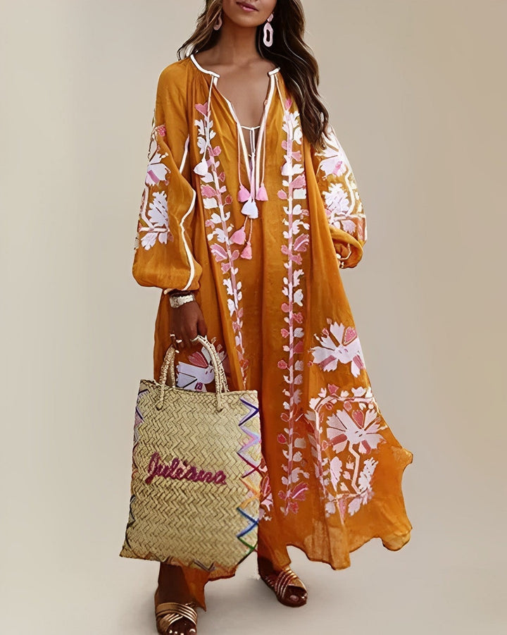 Stilla | Løs Retro Boho Kjole