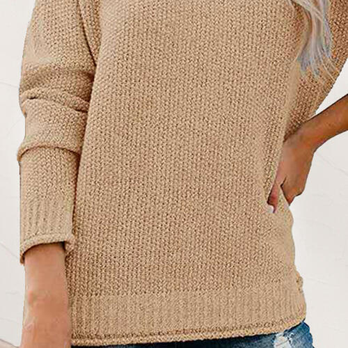 Stilla | Nakke Droppet Skulder Langærmet Sweater