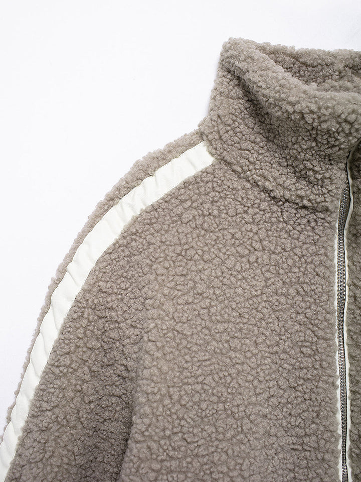 Stilla | Up Turtleneck Langærmet Plush Jakke
