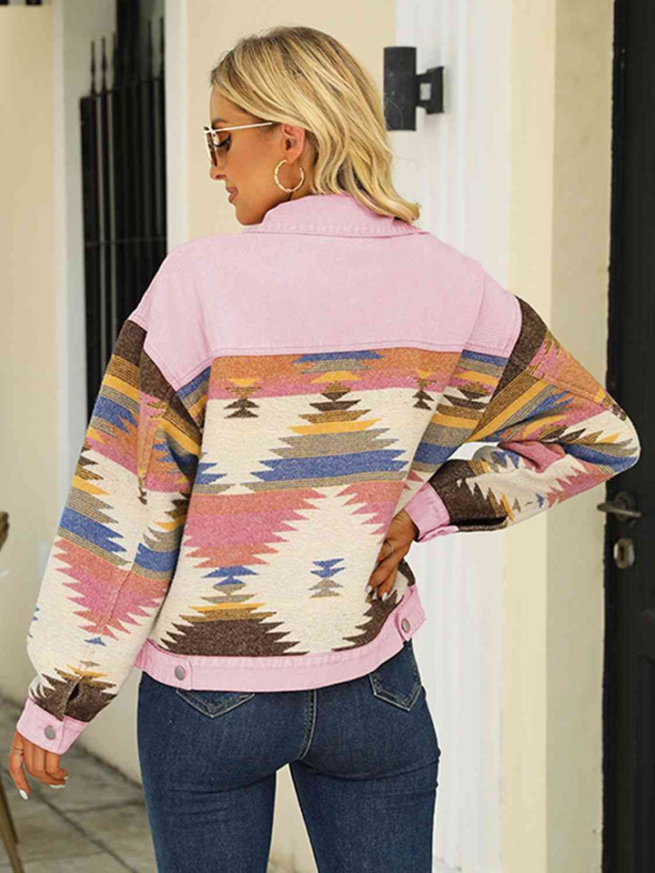 Stilla | Dropped Shoulder Langærmet Denim Jakke