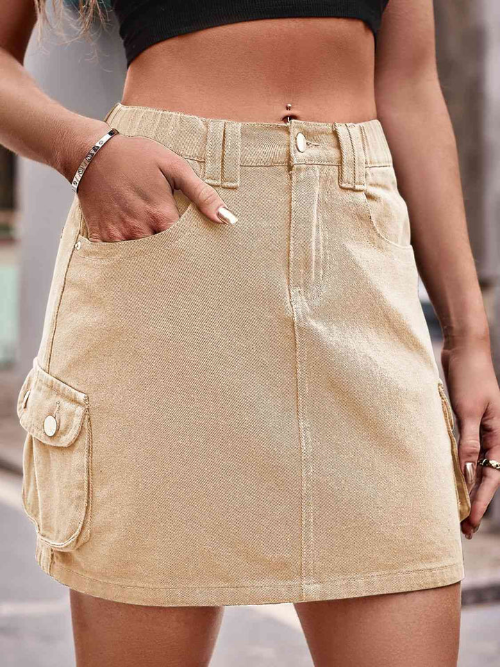 Stilla | Mini Skirt Med Lommer