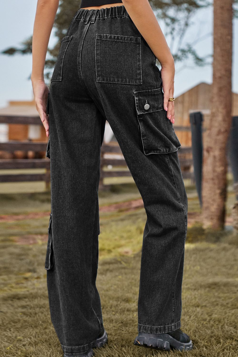 Stilla | Fit Lange Jeans Med Lommer