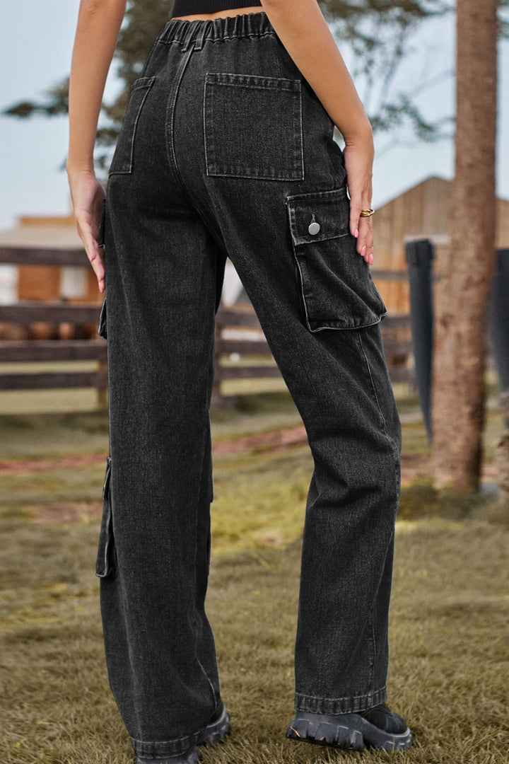 Stilla | Fit Lange Jeans Med Lommer