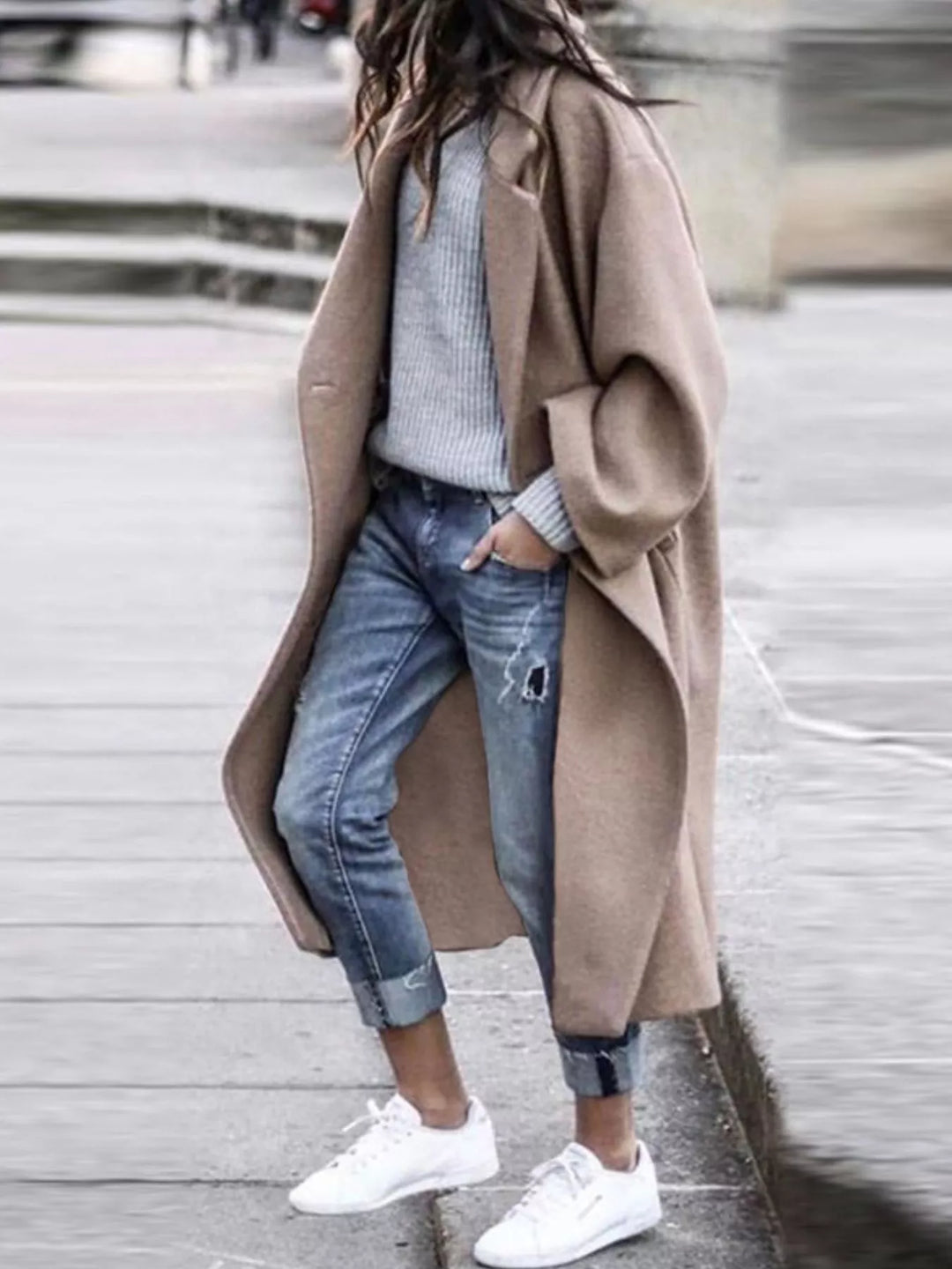 Stilla | Dame Oversized Lang Vinterfrakke