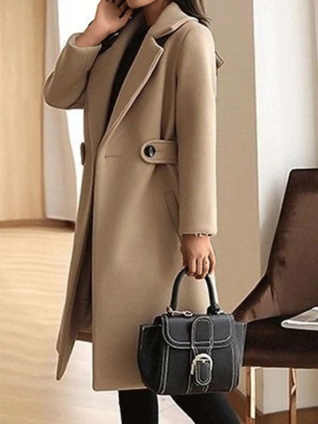 Stilla | Vinter uld frakke slim fit