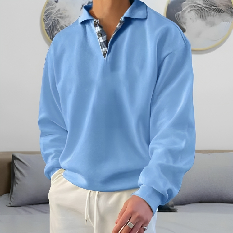 Stilla | Løs Polo Sweatshirt