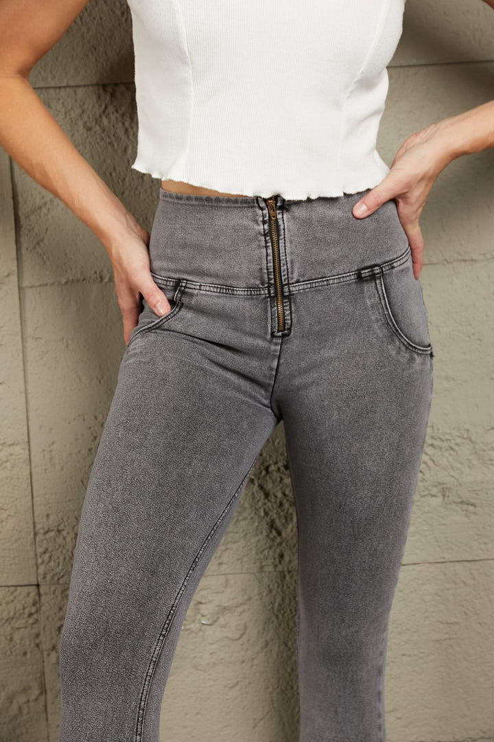 Stilla | Lynlås Lukning Skinny Jeans med Lommer