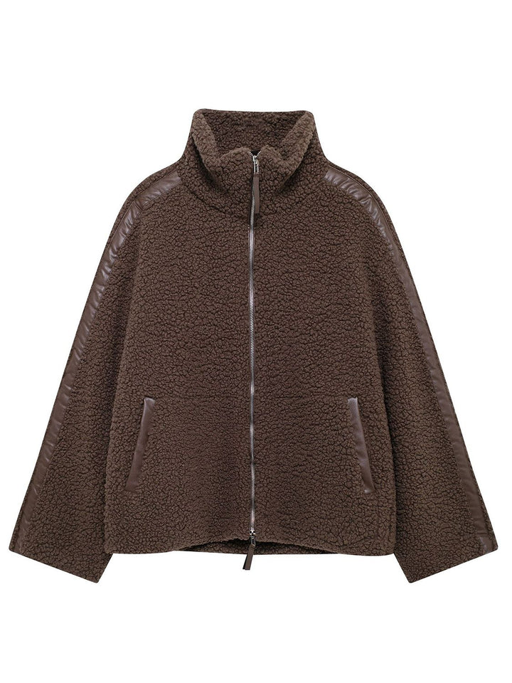 Stilla | Up Turtleneck Langærmet Plush Jakke