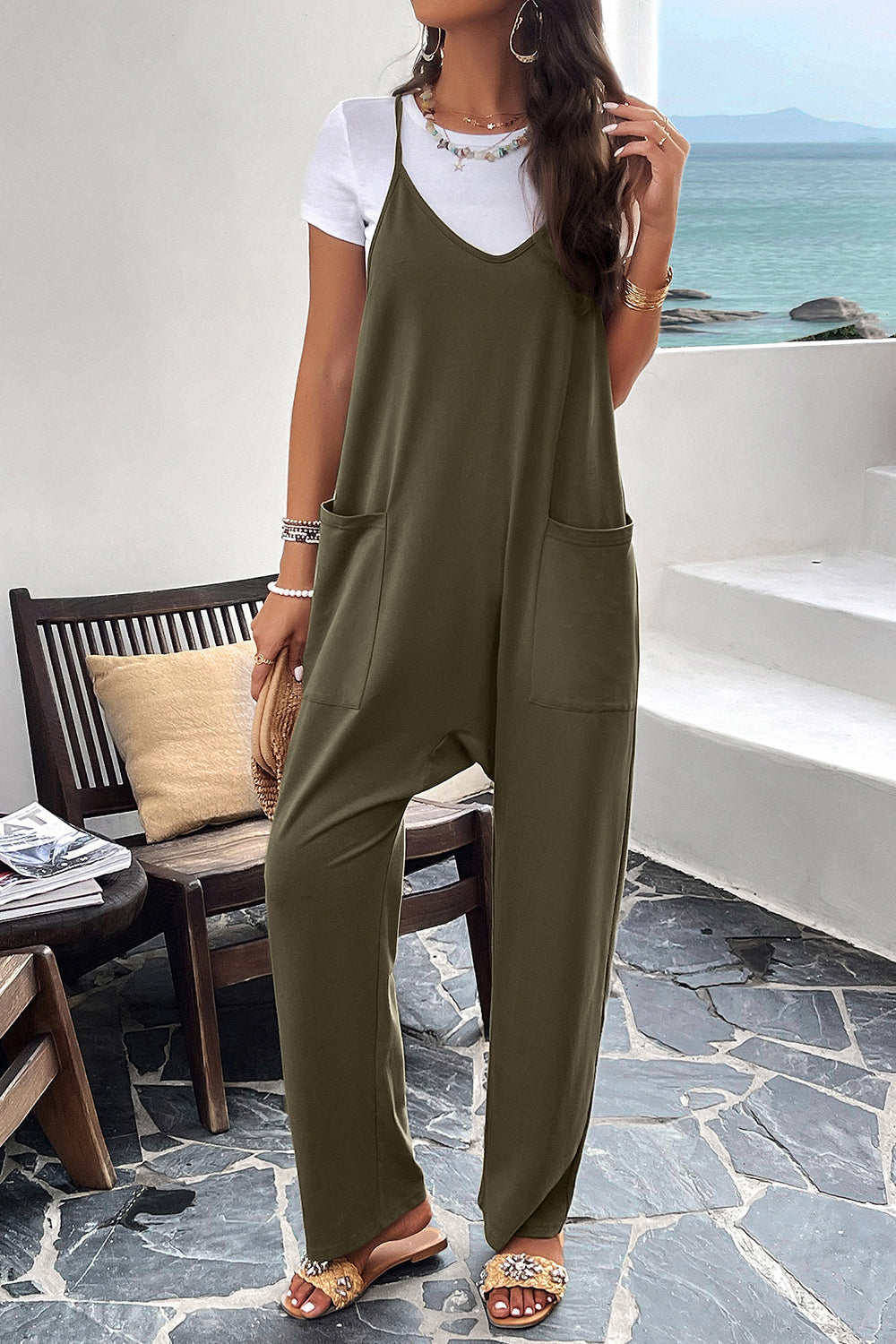 Stilla | Spaghetti Strap Overalls