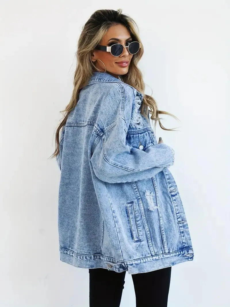 Stilla | Oversized Jeansjakke til damer