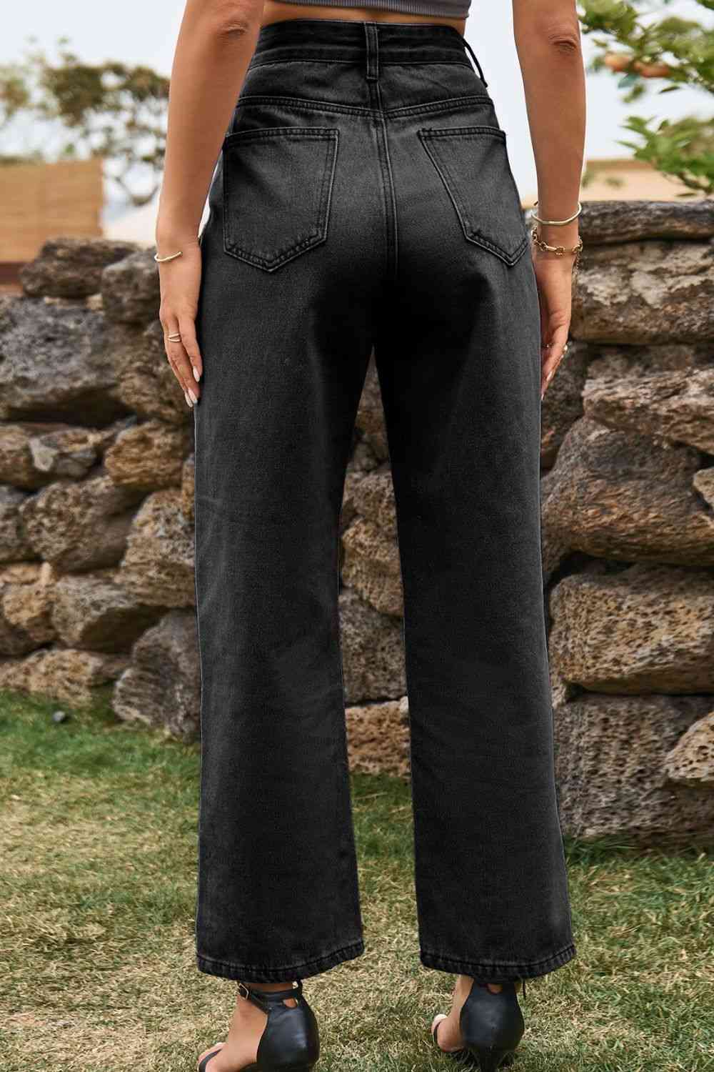 Stilla | Talje Løs Pasform Ankelskål Jeans