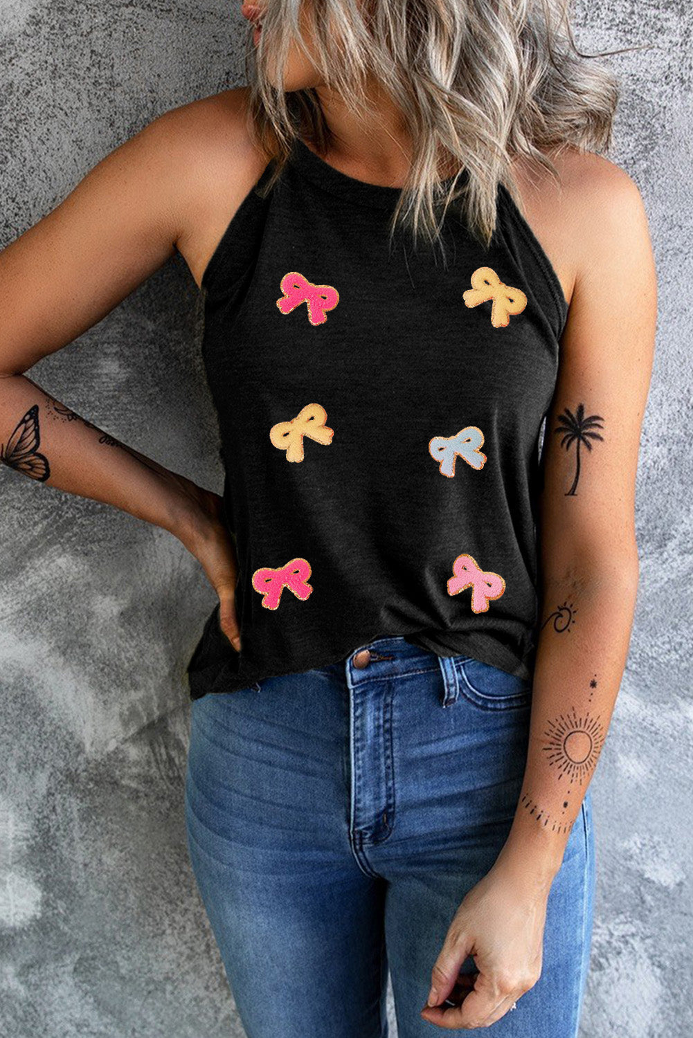 Stilla | Print Græsk Hals Tank