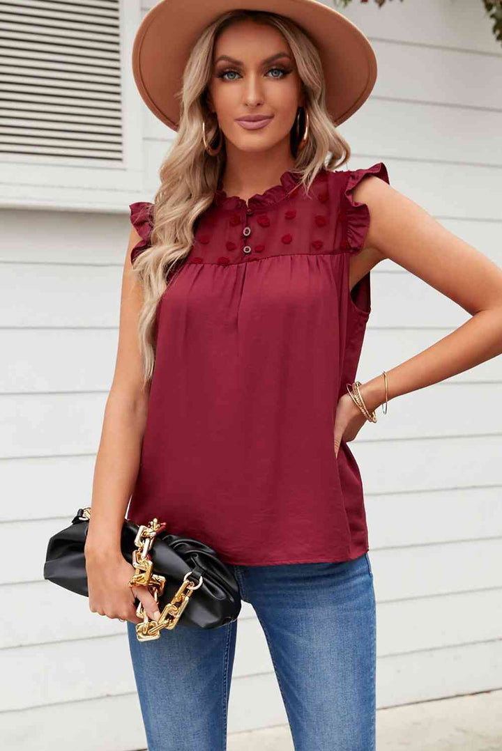 Stilla | Dot Knappet Flæse Trim Tank