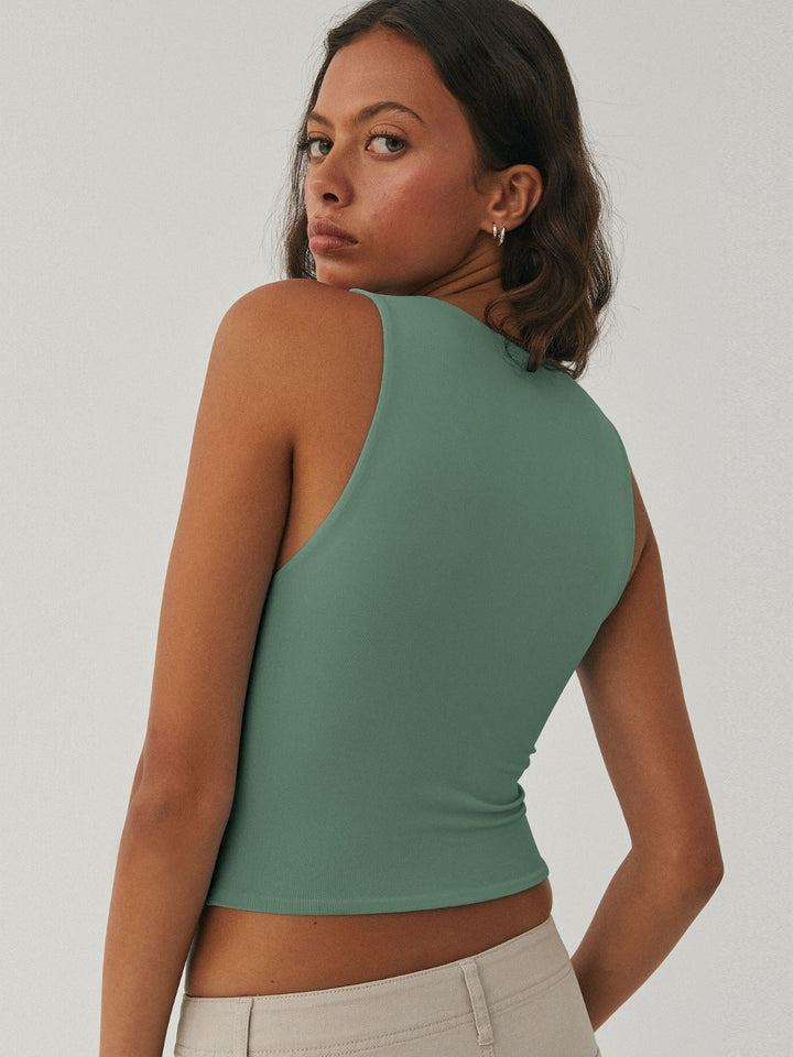 Stilla | V Hals Cropped Tank