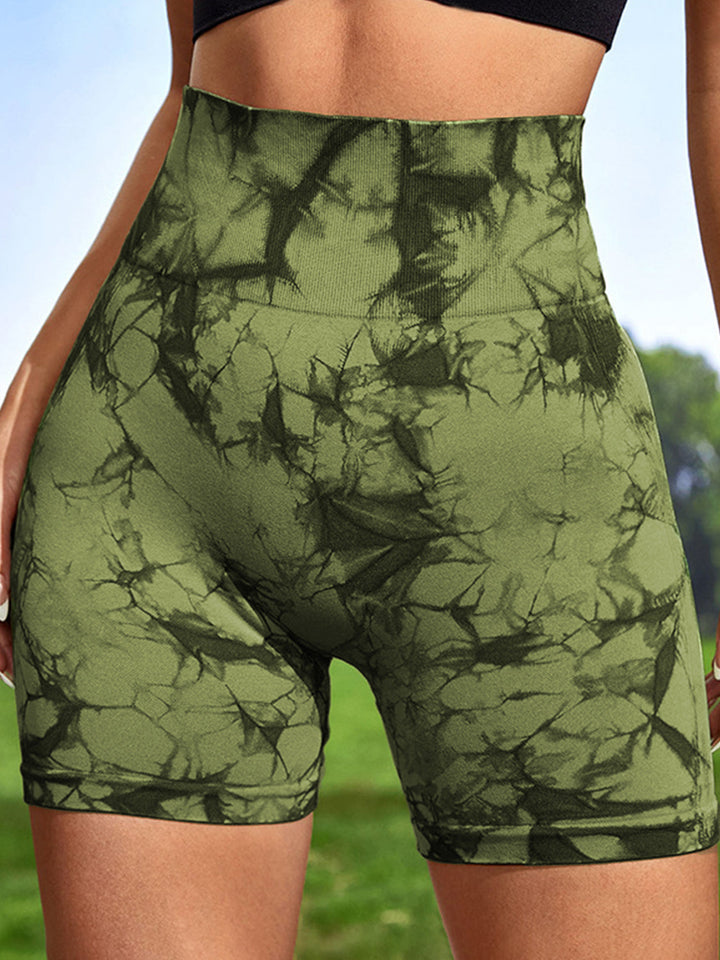 Stilla | Dye Høj Talje Bred Taljebånd Aktive Shorts