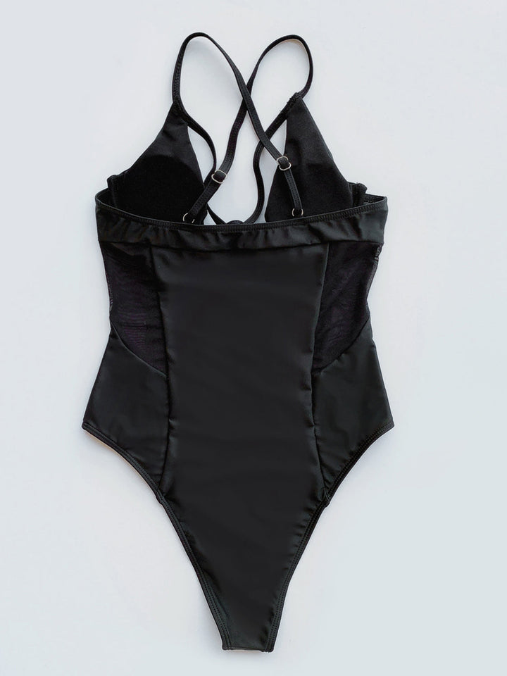 Stilla | Crisscross Spaghetti Strap One-piece Badetøj