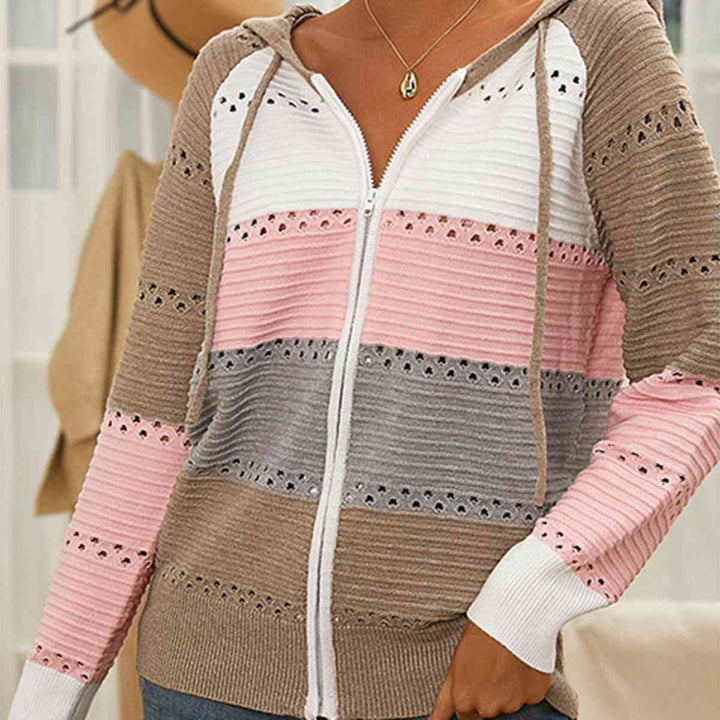 Stilla | Blok Snorehætte Sweater