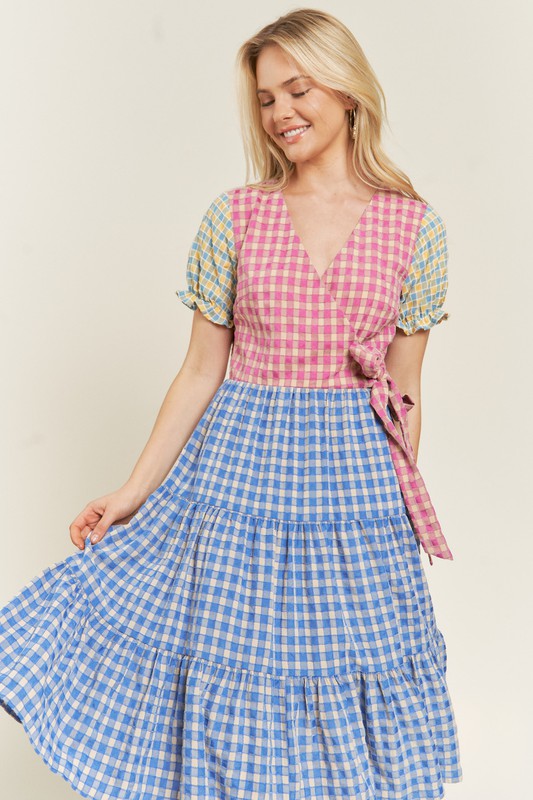 Stilla | Gingham Kjole