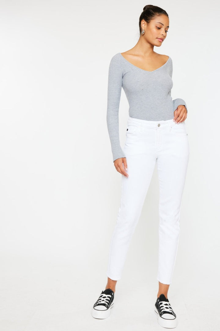 Stilla | Mid Rise Ankle Skinny Jeans
