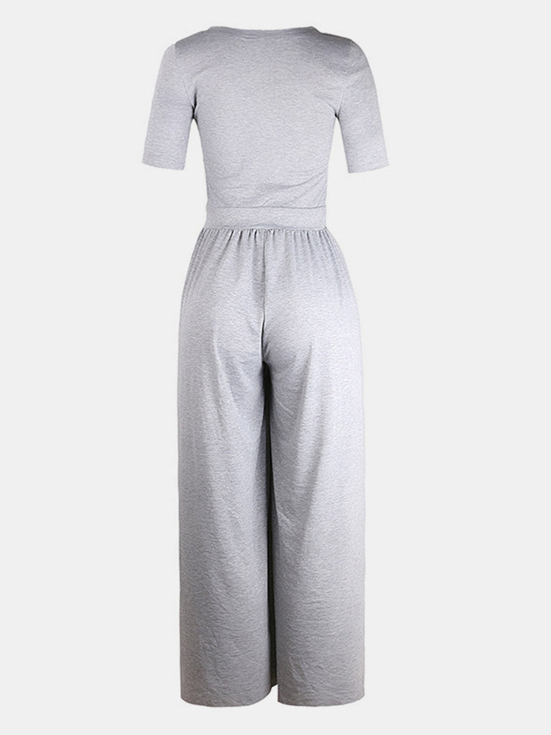 Stilla | Hals Korte Ærmer Jumpsuit
