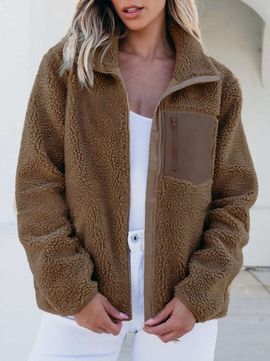 Stilla | Up Langærmet Plush Jacket