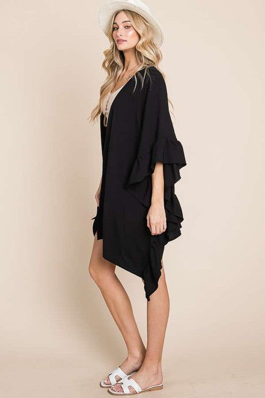 Stilla | Ærmer Ruffle Kimono
