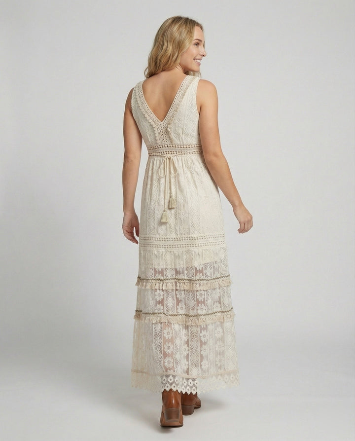 Skovae | Yndefuldt Boho-Spidsekjole til Sommeren