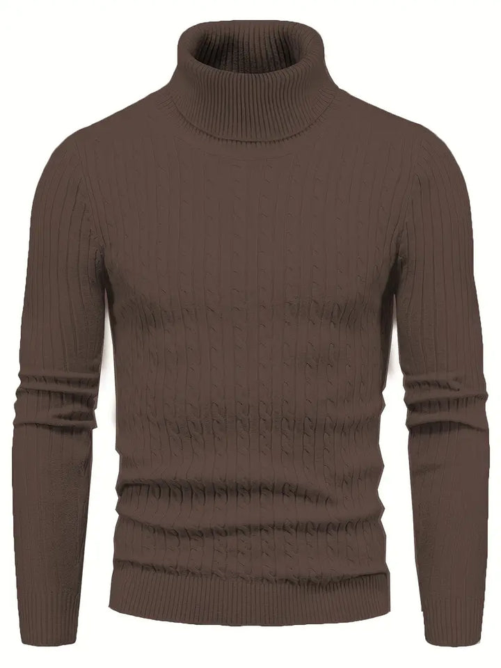 Stilla | Herresweater med højt halsudskæring