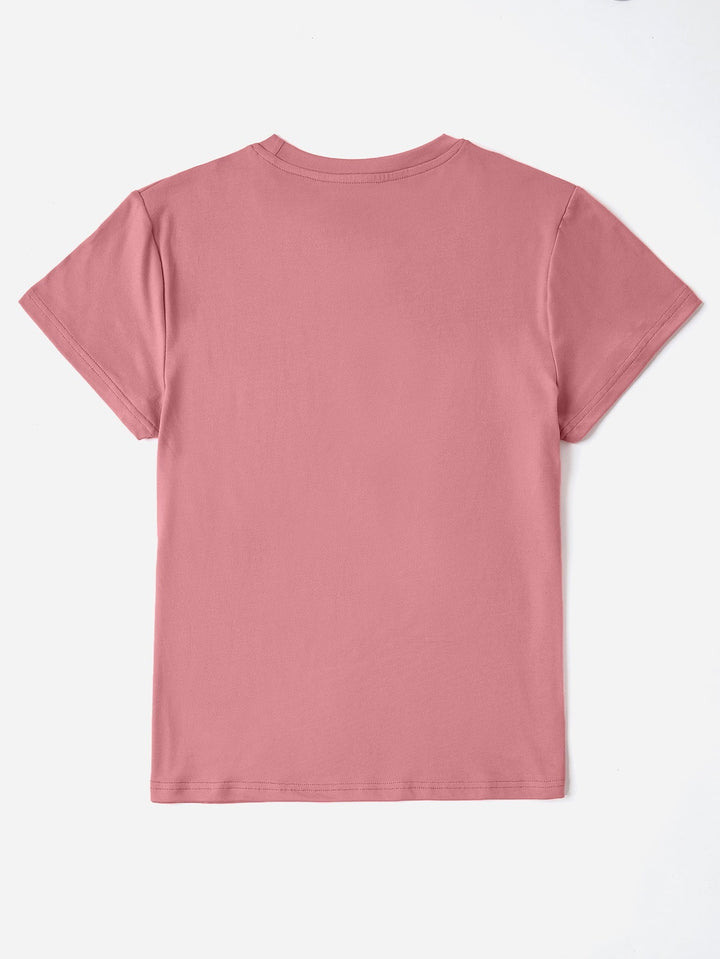 Stilla | Rund Hals Korte Ærmer T-Shirt