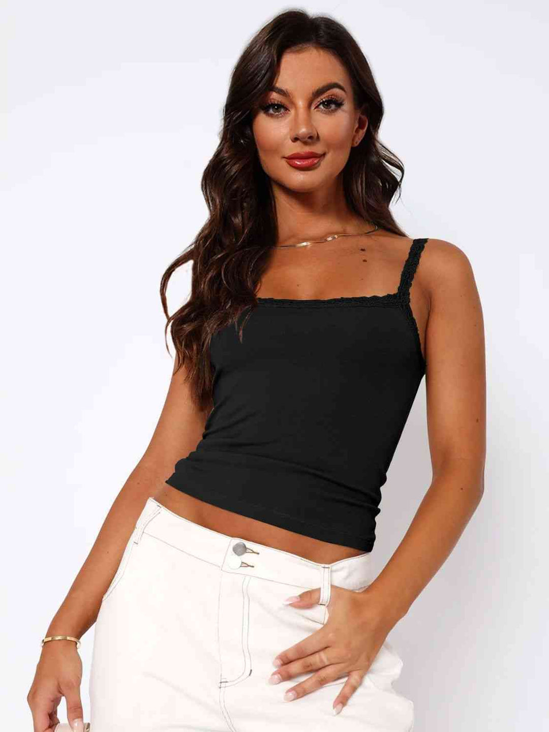 Stilla | Trim Straight Neck Cami