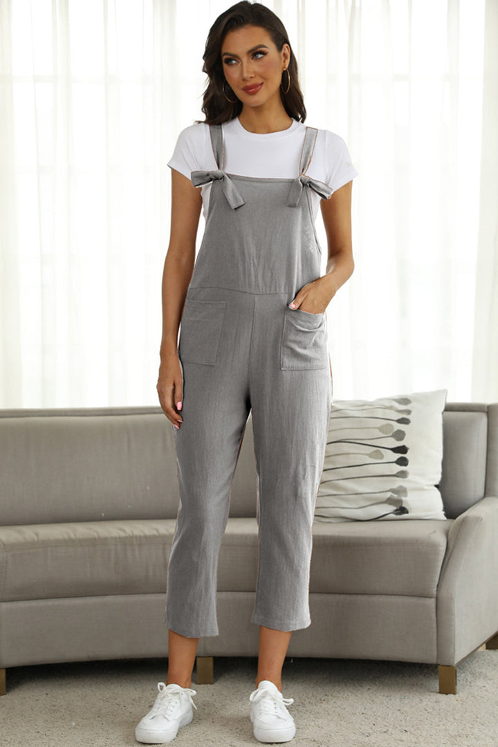 Stilla | Størrelse Square Neck Wide Strap Jumpsuit
