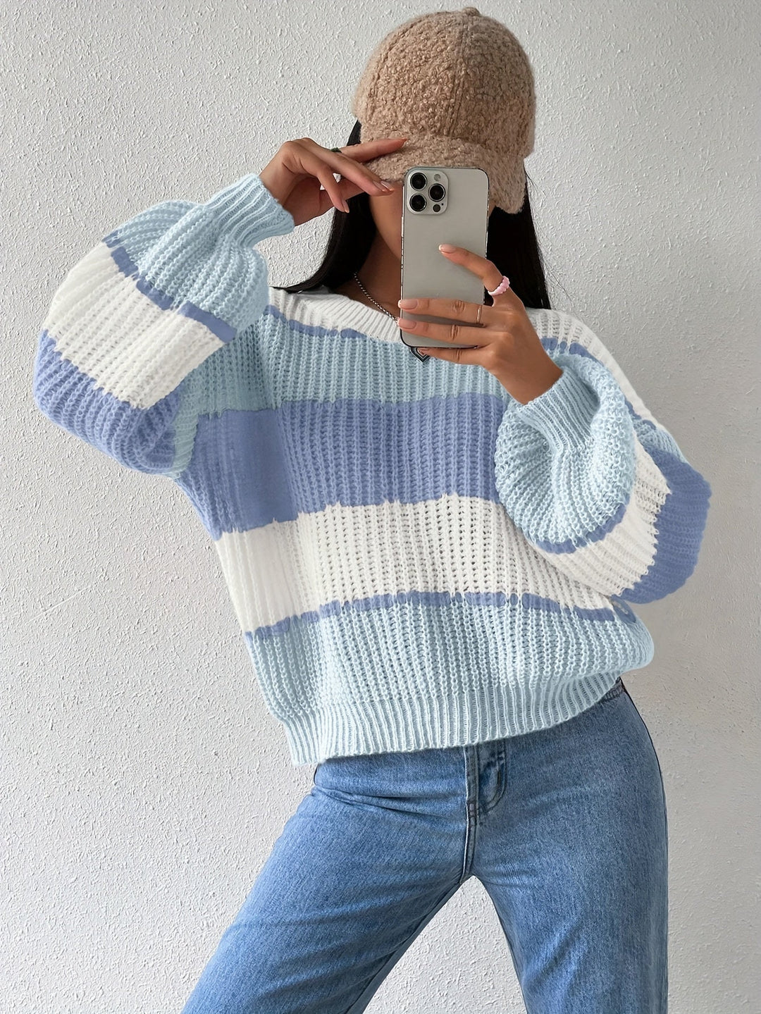 Stilla | Sweater med lanterneærmer
