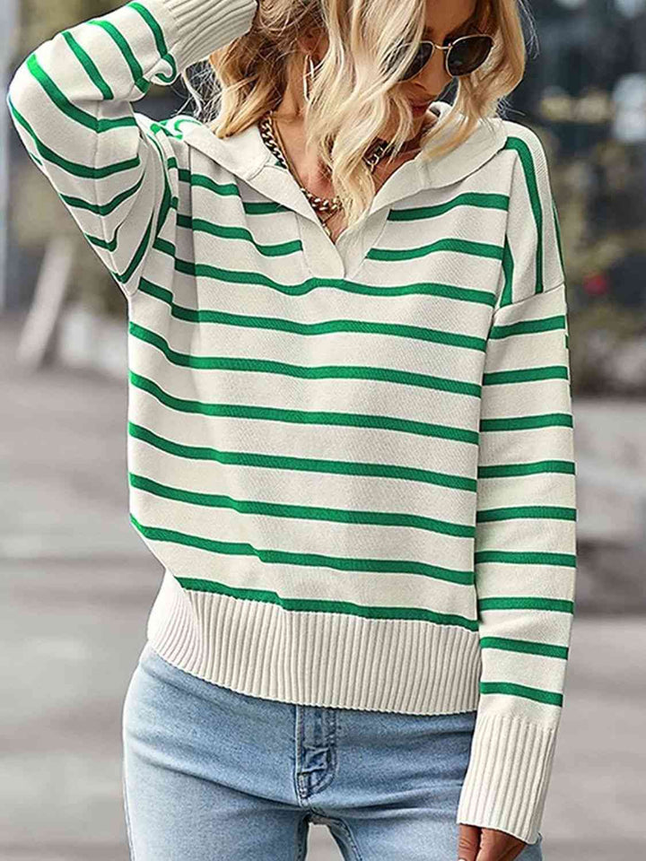 Stilla | Kravehals Strik Top
