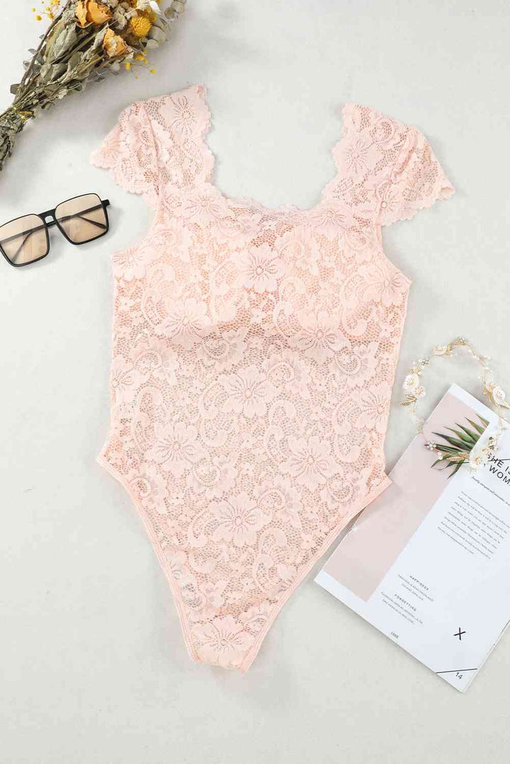 Stilla | Sweetheart Hals Blonder Bodysuit