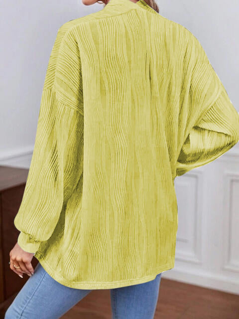 Stilla | Front Lantern Sleeve Cardigan