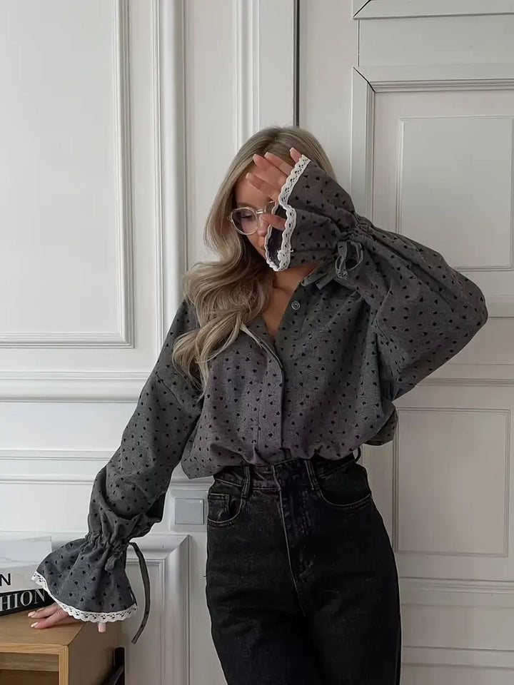 Stilla | Elegant bomulds skjortekjole