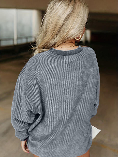 Stilla | Størrelse Howdy Grafik Rund Hals Sweatshirt