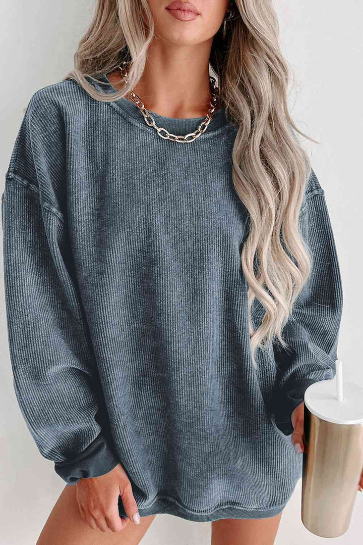Stilla | Nakke Droppet Skulder Sweatshirt