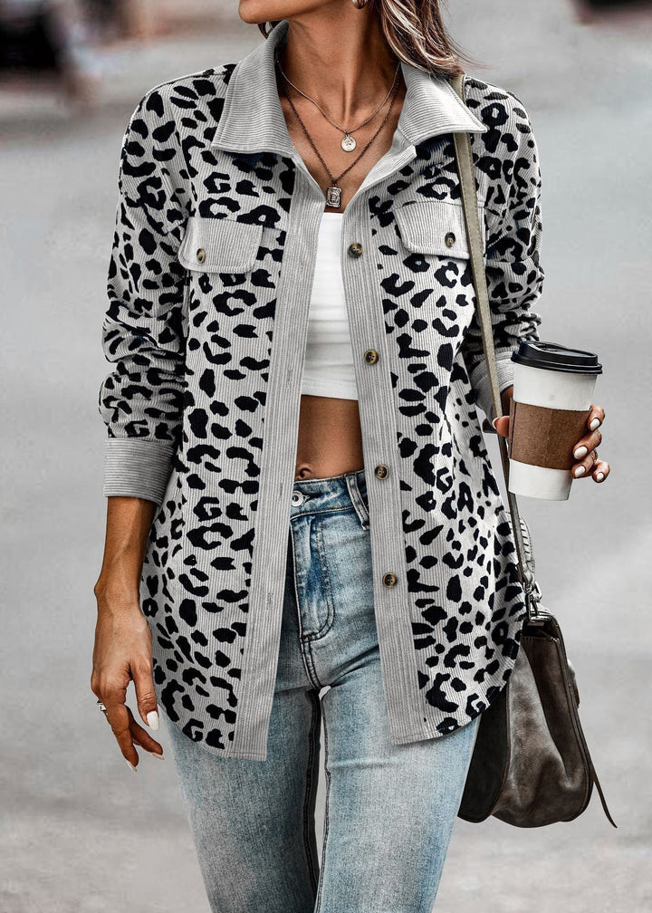Stilla | Stilfuld Leopardjakke Med Moderne Snit