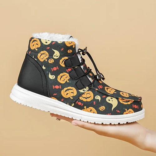 Stilla | Dame Halloween Tryk Vinterstøvler