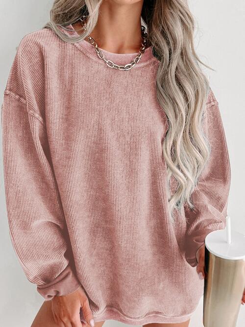 Stilla | Nakke Droppet Skulder Sweatshirt