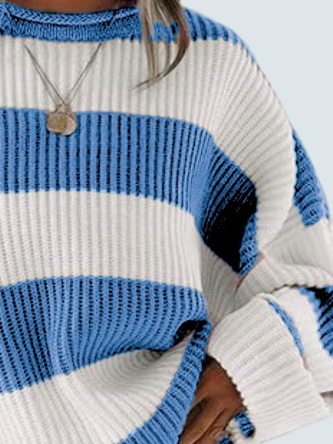 Stilla | Pullover Rundhals Med Lange Ærmer
