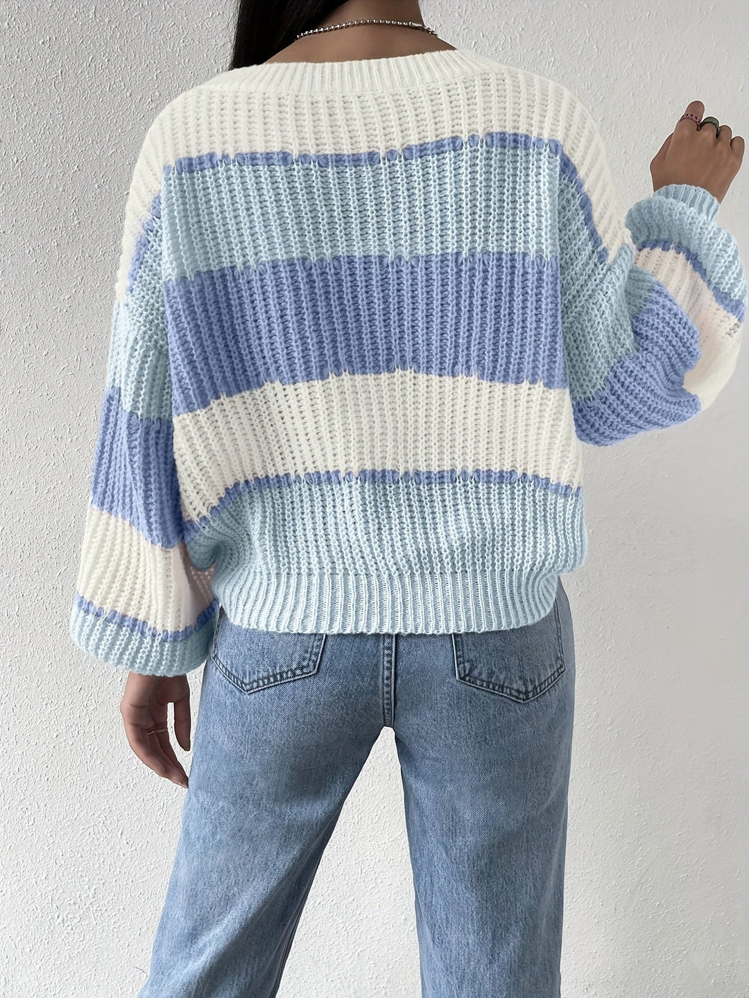 Stilla | Sweater med lanterneærmer