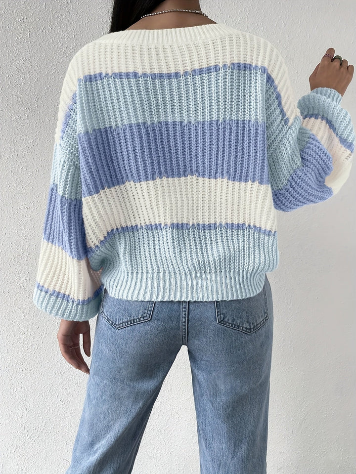 Stilla | Sweater med lanterneærmer
