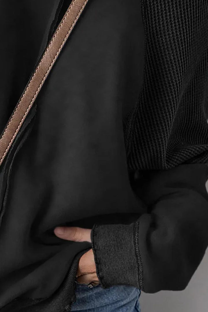 Stilla | Sweatshirt med lange ærmer og synlige sømme